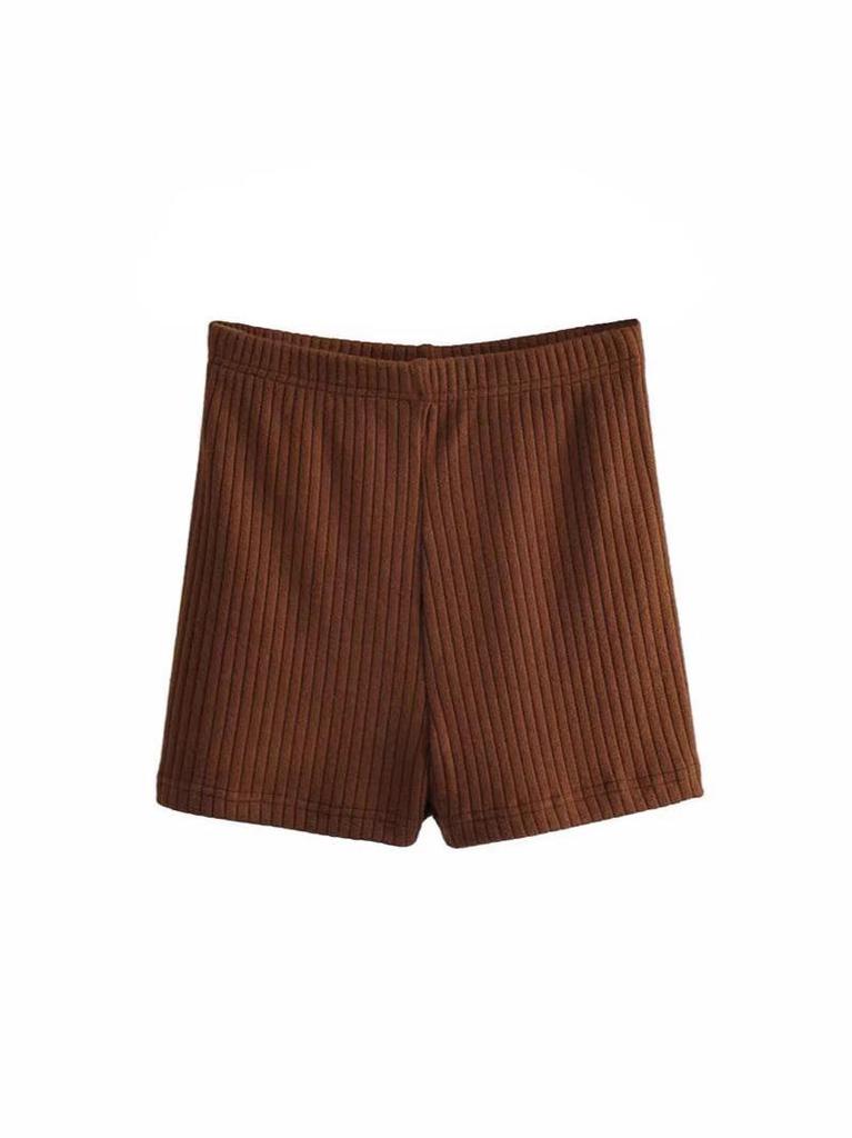 Women's High-Waisted, Butt-Lifting European & American Style Fitness Shorts (3/4 Length, Tight-Fitting, Anti-Exposure)