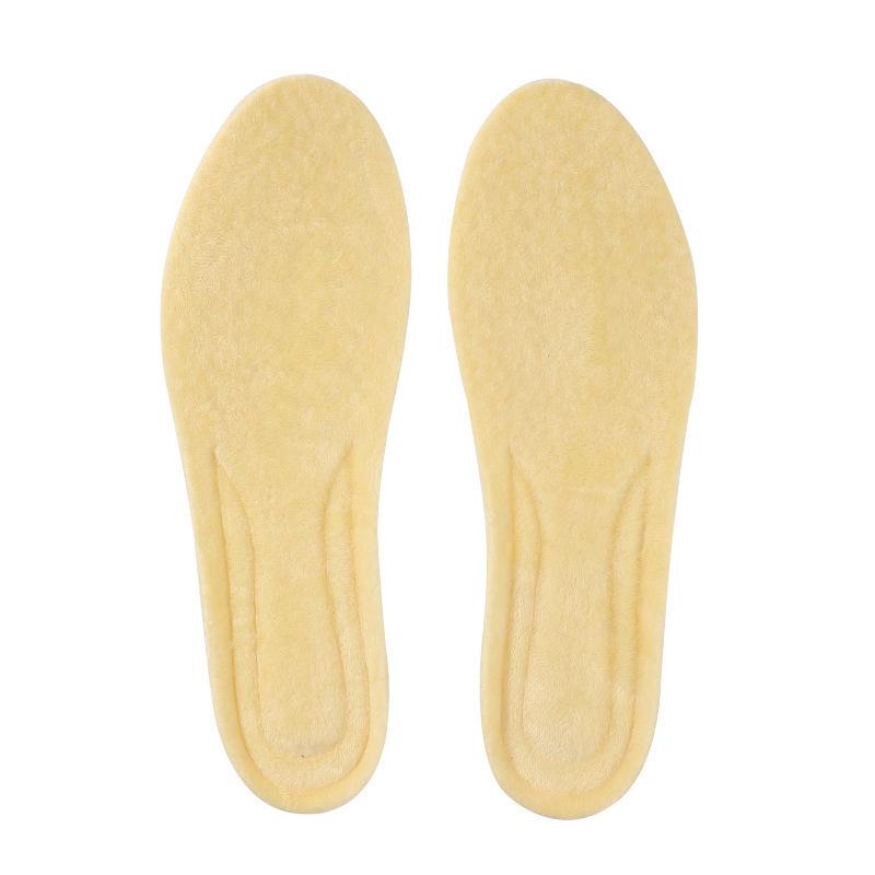 Plush Winter Insoles - Velvet Sport, Anti-Odor, Breathable, Sweat-Absorbent, Super Soft, Thick Snow Boot Pads