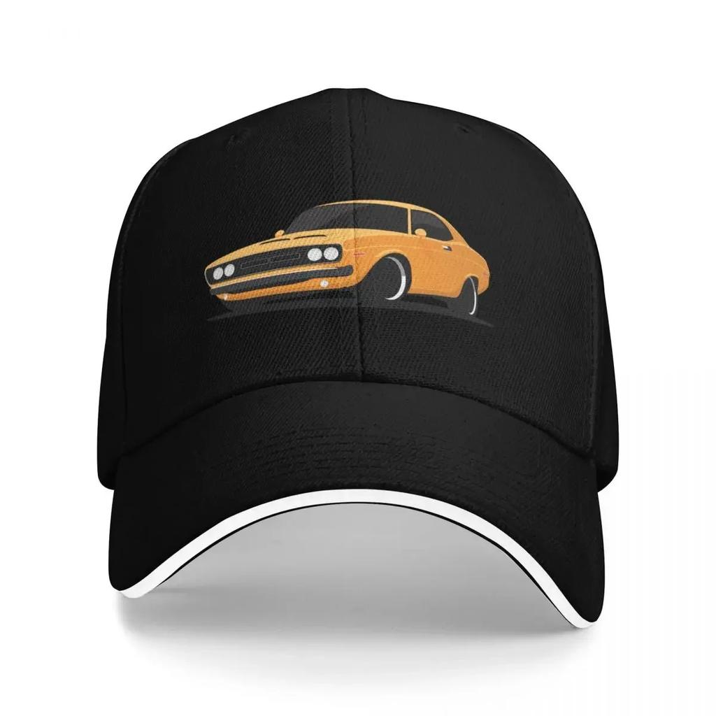 American Muscle Pony Car Illustration Baseball Cap Luxury Unisex Hat tea Hat Unisexs Hats Womens
