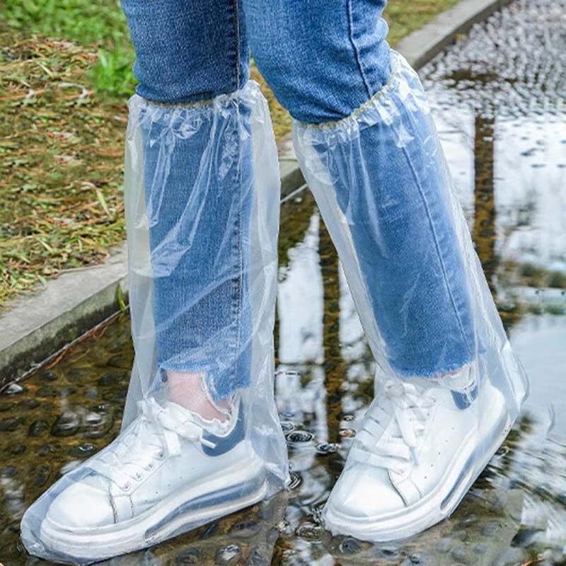 Shengbilai Wasserdichte Einweg-Überschuhe für den Außenbereich (50 Stück)