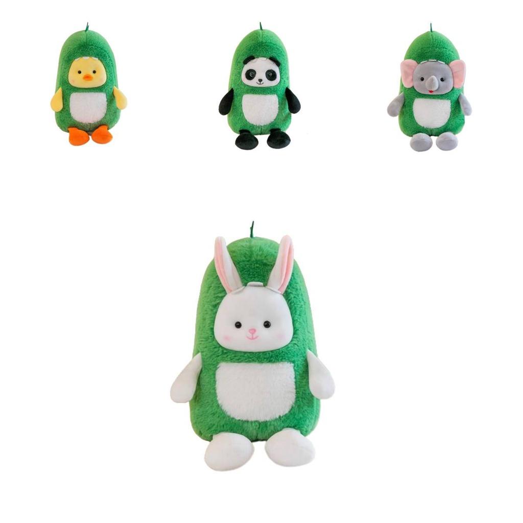 Cute Transforming Dinosaur Plush Toy For Kids' Birthday Gifts Short Hair Breathable Comfortable No Fading Available In Bunny Panda Duck Elephant