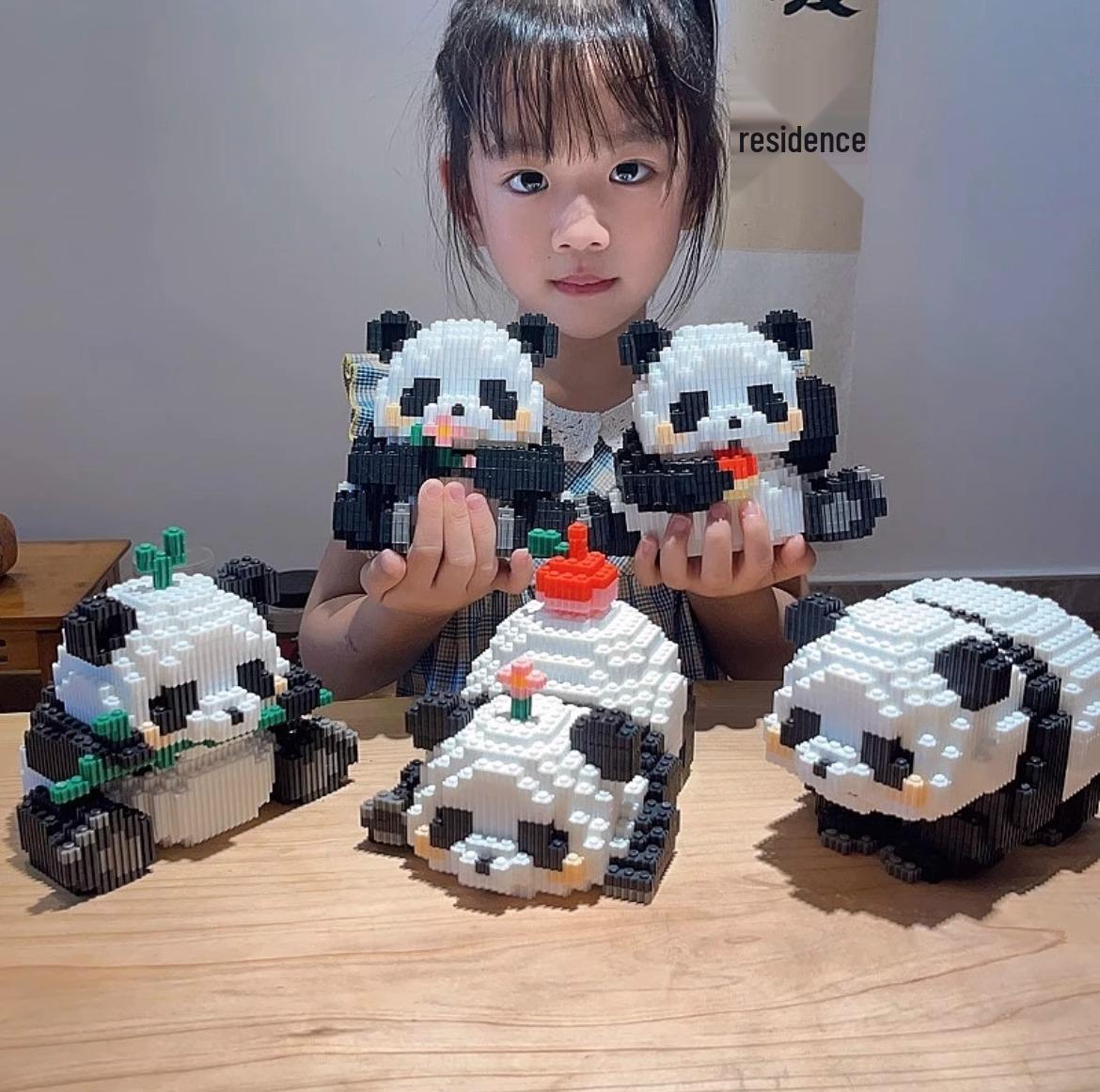 

LEGO-Compatible National Treasure Panda Building Blocks - Educational Toy & Puzzle Gift