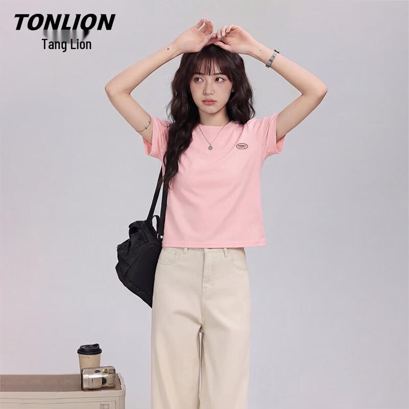 TonLion Women s 2026 Summer Cotton Short Sleeve T-Shirt XL