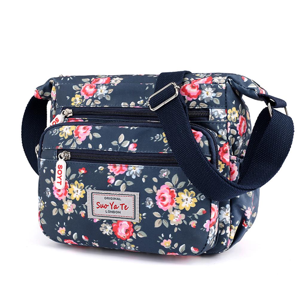 Women's Messenger Bag Travel Handbag Multi Pocket Portable Large Capacity Bag