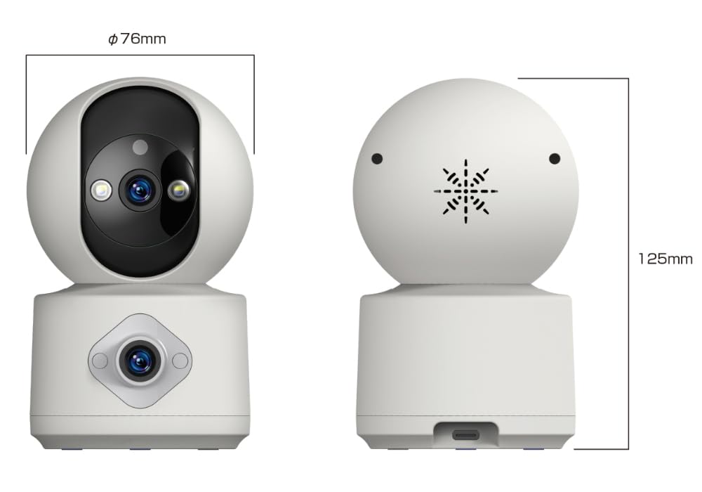 Kashimura Smart Camera, Dual Lens, Indoor, KJ-206