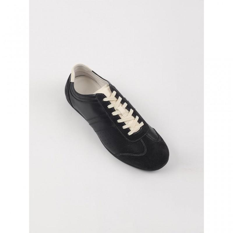 Mens Retro British Brown Casual Sneakers Low-Top Walking Shoes Unisex Round Toe Rubber Sole