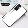 For Samsung Galaxy A25 A 25 5G deksel Gradient Aurora herdet glass myk ramme bakdeksel Telefonveske