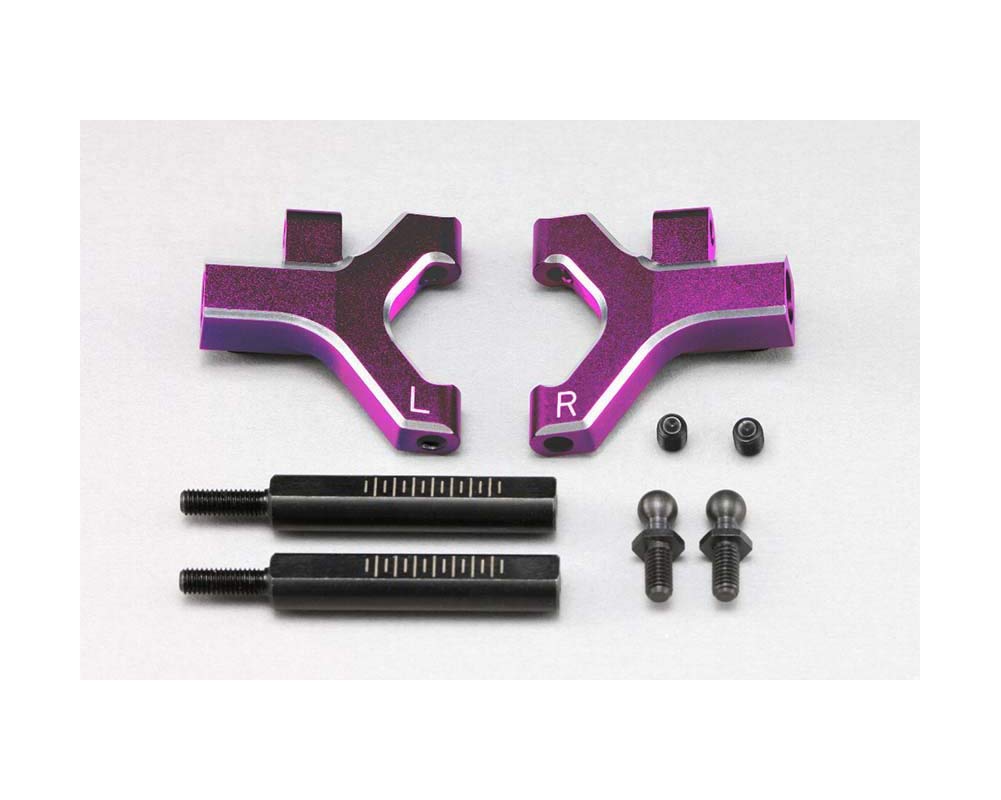 Yokomo Aluminum Front Lower Short A-Arm Set for YD-2 (Purple, Chamfered) Y2-P08FSC