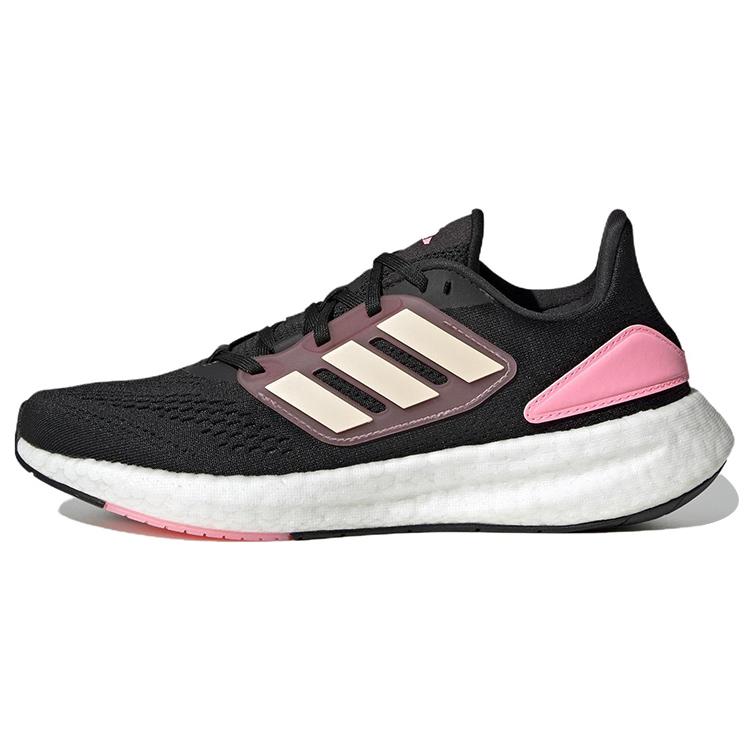 New Adidas PureBoost 22 'Black Pink Strata' Women's HQ8581