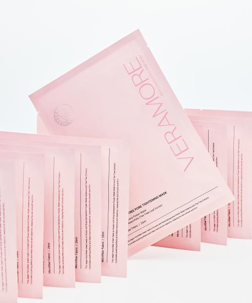 Veramore Rose & Tea Tree Pore Tightening Mask Pack (5 Sheets)