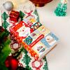10 Stück Weihnachtsgeschenkboxen Buchförmige Geschenkverpackungen Weihnachtlich gestaltete Buchboxen mit entzückenden Weihnachtsmann- und Schneemann-Designs Perfekt für Gastgeschenke