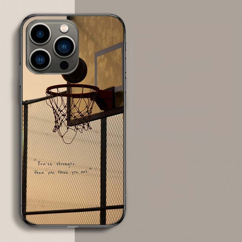 Basketball Phone Case For Iphone 17 Air 15 Pro 14 Plus 16 Pro Max 17E 16E 12 13 Mini 11 Cover Cute Fundas
