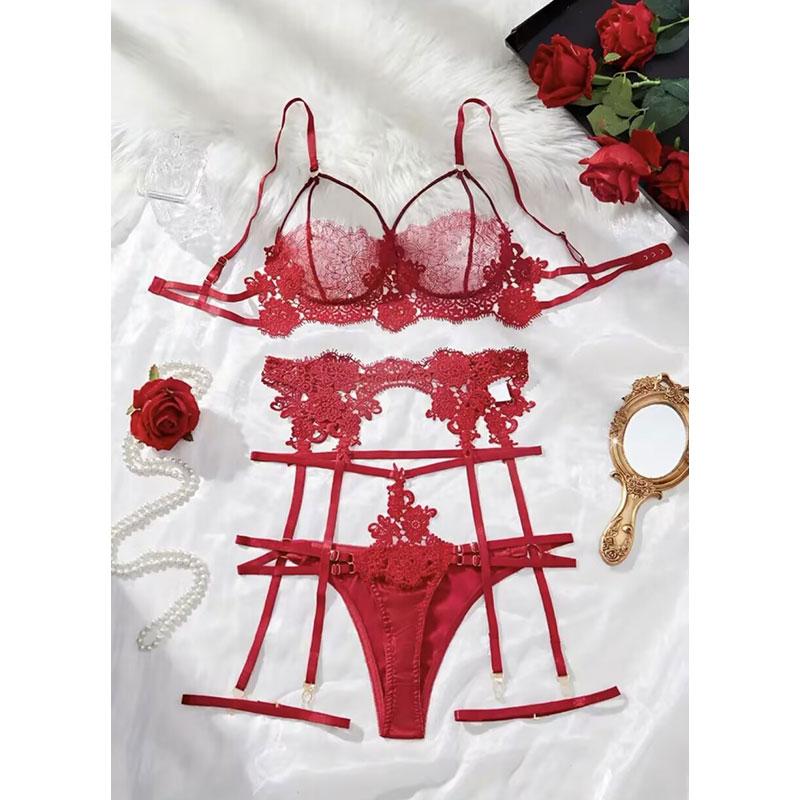 Erotic Underwear Sexy Bra Set Women Eyelashes Breathable Sexy Outfits Transparent Lingerie Sexy Costumes