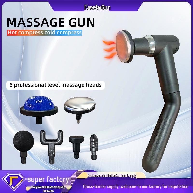 Multifunctional Hot & Cold Fascia Gun Muscle Massager Mini Device - Russian Bestseller with Hot Compress