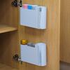 Wall Mounted Pull-out Type Trash Bag Dispenser Plastic Waste Bag Storage Box  Kitchen