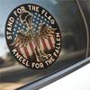Kneeling Battlefield Cross Flag for Fallen Patriots - Perfect for Vehicles & Boats