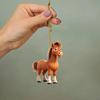 Horse Pendant Car Interior Decoration Christmas Trees Doors Windows Walls Decorative Hanging Accessory