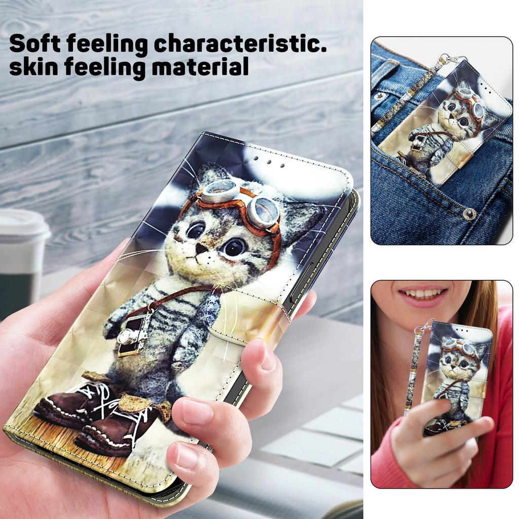 For Google Pixel 9/Pixel 9 Pro Case Pattern Printing Phone Leather Cover with Wallet Card Slots