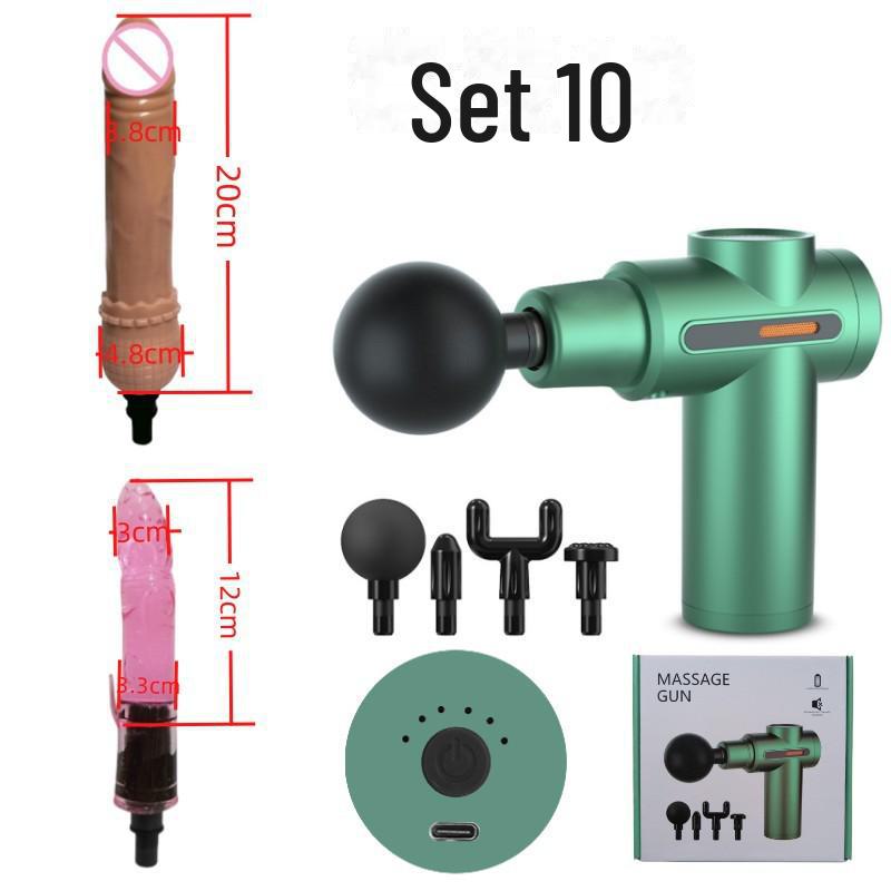 

Женский многофункциональный силиконовый массажный пистолет для расслабления мышц