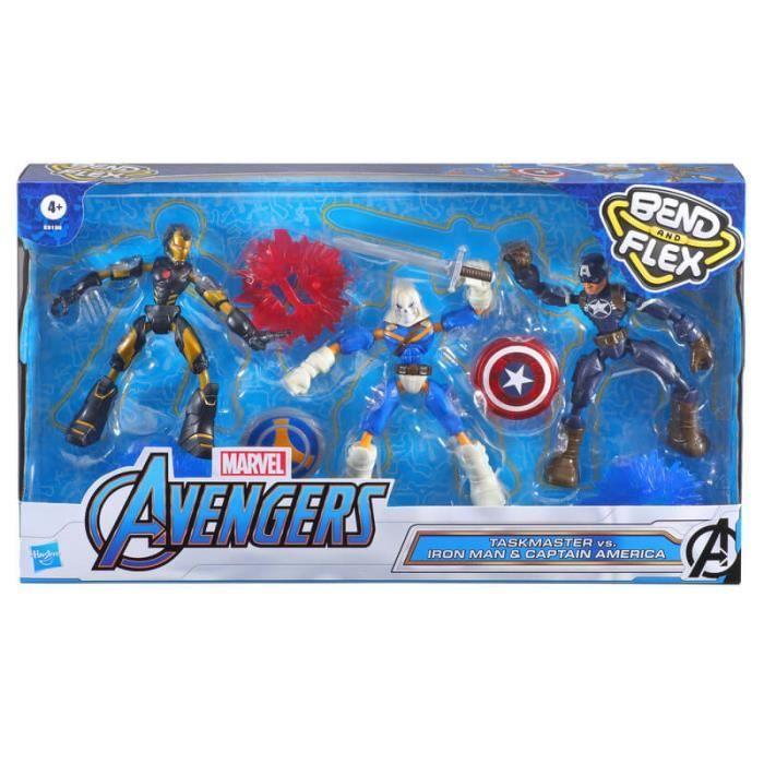 Marvel - Avengers Bend and Flex - Set of 3 Figures - 15 Cm