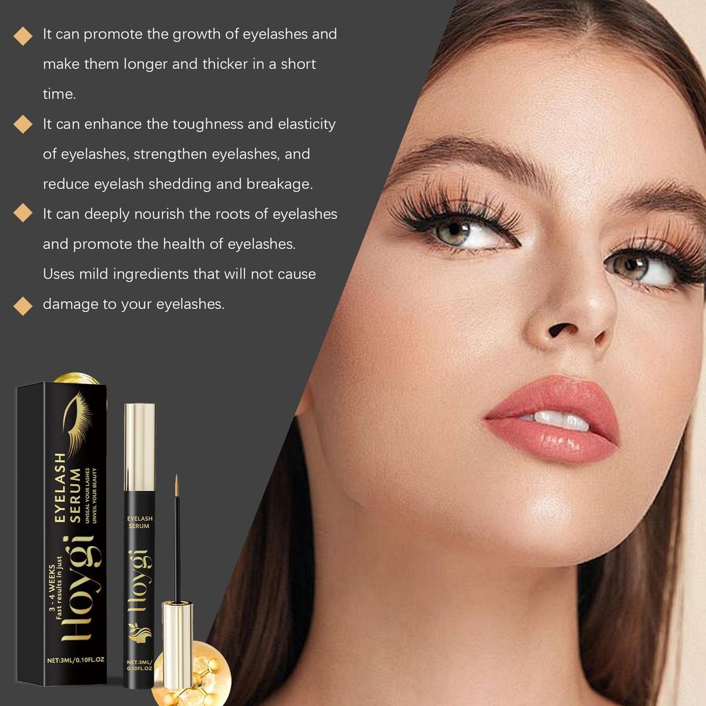 Fast Eyelash Growth Serum Thicker Lash Enhancing Serum Boost Longer Fuller Natural Volumizing Slender Curling Lashes Eye Care