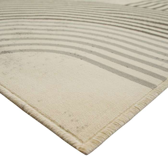 Modern Scandinavian Ecru Living Room Rug 160x230