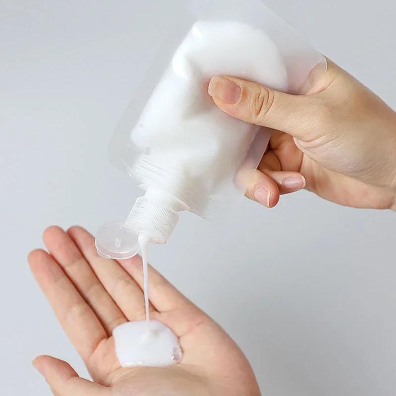 30/50/100ML Lotion Spender Tasche Reise Wiederverwendbare Beutel Shampoo Flüssigkeit Auslaufsicher Nachfüllbar Kosmetische Verpackung Lagerung Container