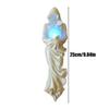 Ghost Figurine Halloween Hugging Light Sculpture Ghost Resin Gothic Ornaments Tabletop Dark Art For Classmates Kids Teens Adults