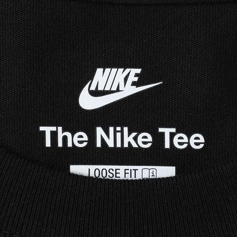 Nike T Shirts Unisex Black Crew Neck Moderate IB4420-010
