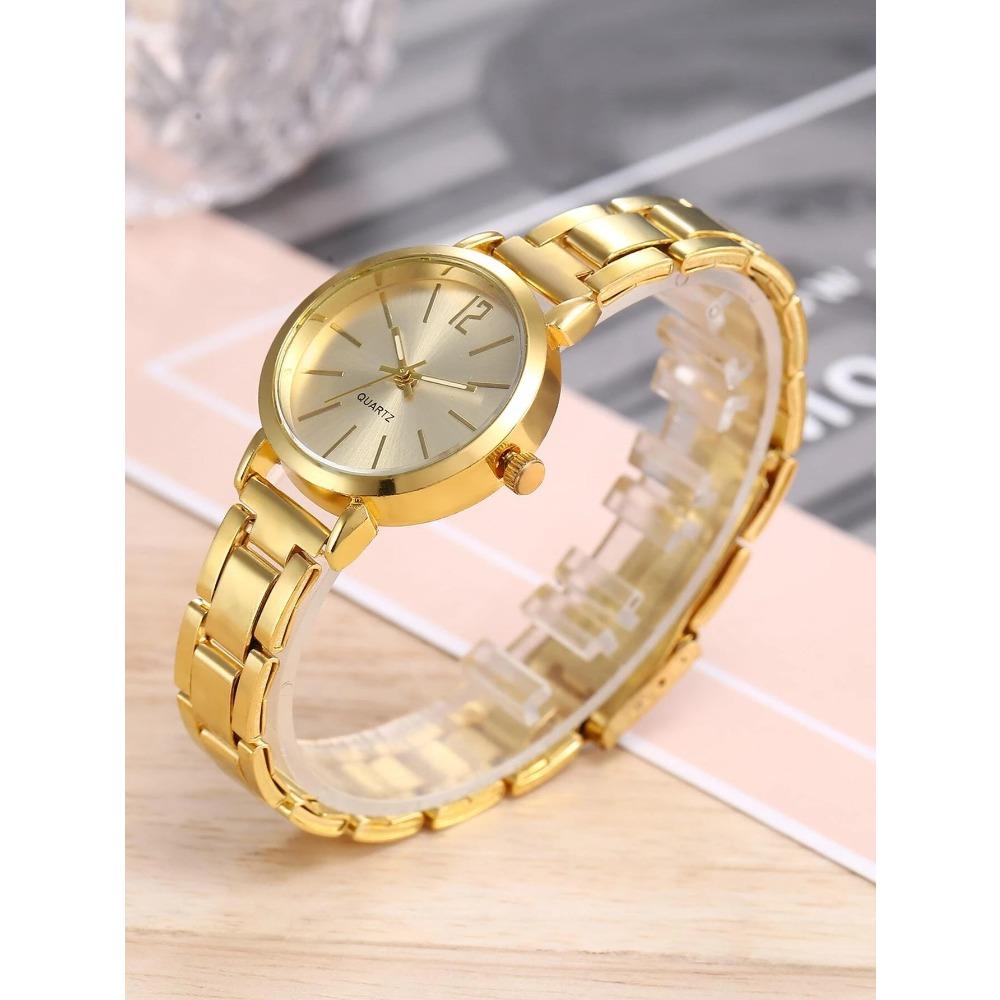 Ladies Watch Temperament Steel Belt Ladies Watch Watch, Simple Trend Ladies Quartz Watch Bracelet Set
