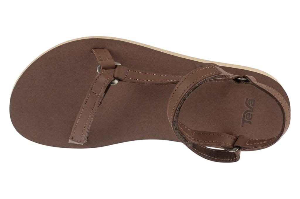 Teva W Original Universal Slim Leather Sandals, Womens brown Sandals