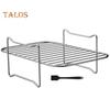 Air Fryer Rack Stainless Steel Dehydrator Grill Enhanced Airflow Design Air Fryer Rack Food-Grade Versatile Cooking Companion for Chicken Wings