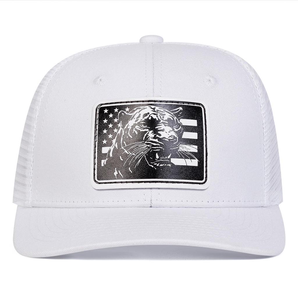 Cappellino da camionista in stile americano, design con rete posteriore, unisex, estivo, traspirante, per esterni, protezione solare