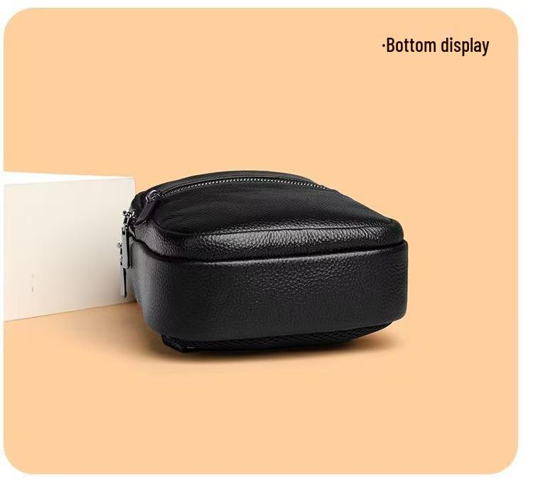 Men's Large Capacity Anti-theft Leather Crossbody Travel Bag