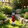 Solar Resin Garden Light with Frog Puppy Design Cute Animal Statue for Yard Patio Balcony Auto On/Off Waterproof Fade-Resistant Unique Outdoor