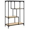 VidaXL Bookcase Sonoma Oak 81x36x115 Cm Engineered Wood and Steel 835405
