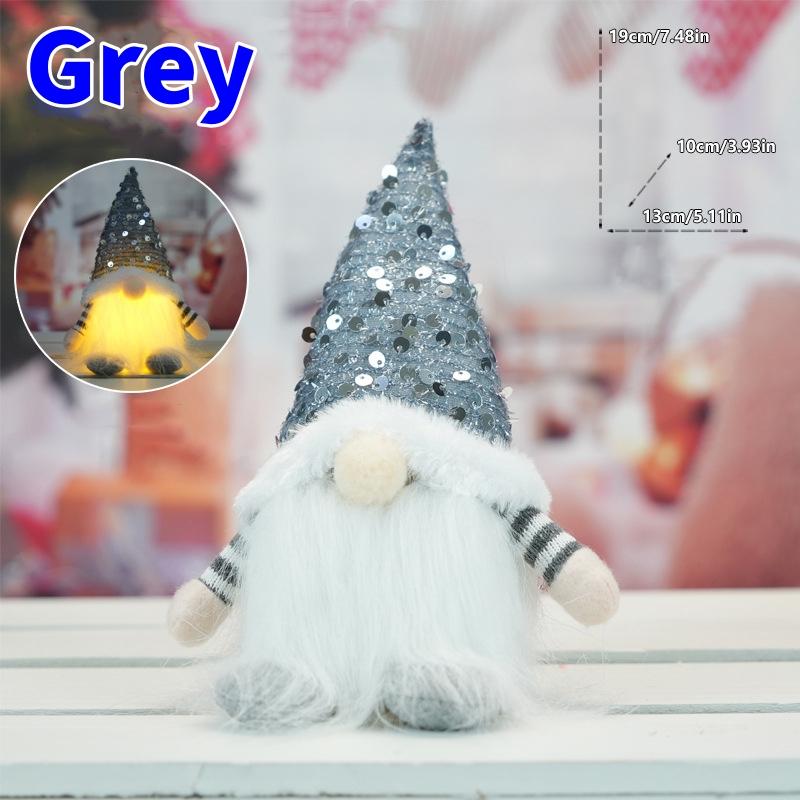 1PC/4PCS Christmas Gnome Doll Elf with Led Night Light Christmas Decorations for Home Xmas Navidad 2026 New Year Children's Gift