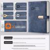 2026 A5 Customizable Business Diary: Elegant Leather Cover & Logo