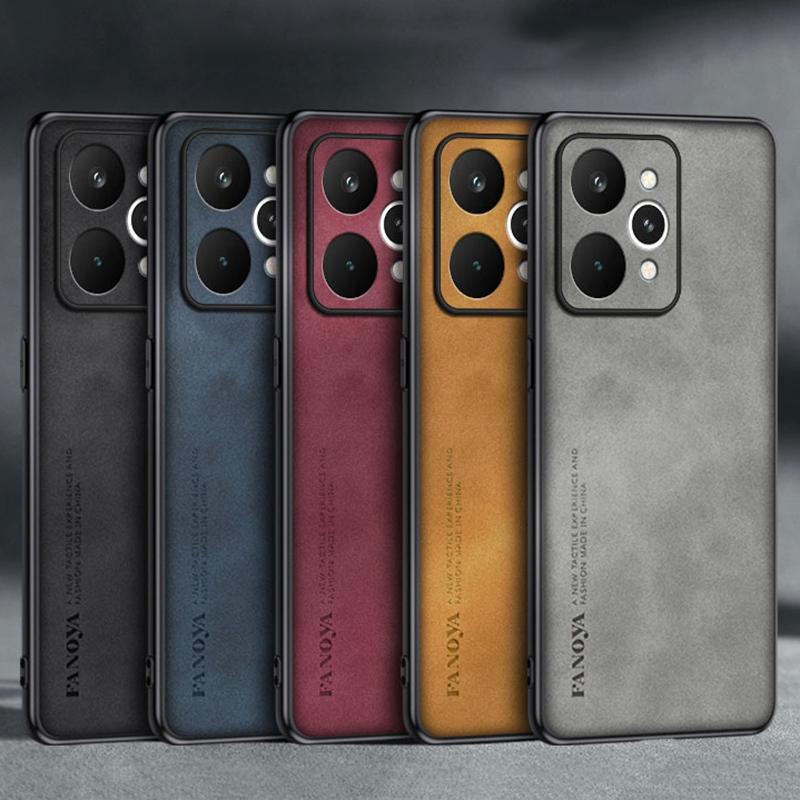 Pouzdro z umělé kůže pro Realme 15 Pro, luxusní, nárazuvzdorné, pro Realme 15 5G, zadní kryt z umělé kůže, plná ochrana