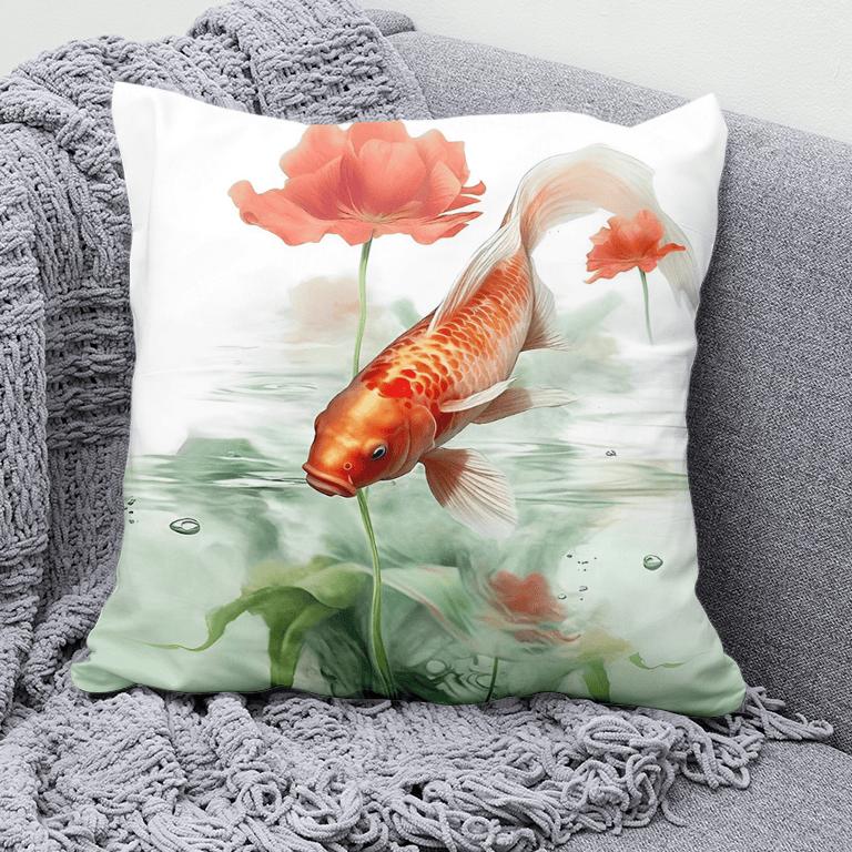 Lotus Teich Sofakissenbezug Schlafsaal Dekoration Büro Wohnzimmer Zuhause Kissenbezug