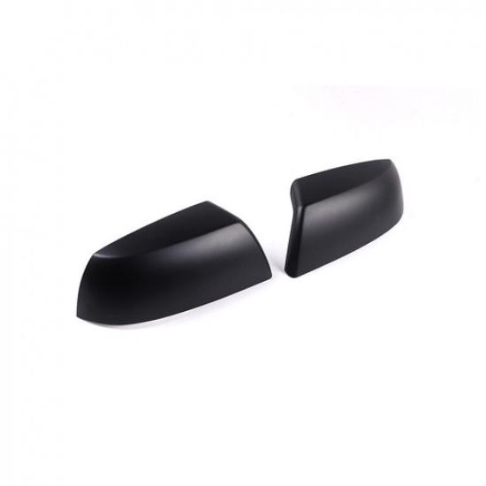 Matte Black Exterior Rearview Mirror Cover Trim Decor For Toyota Tundra/Sequoia