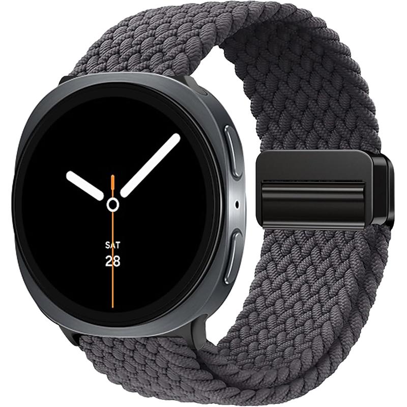 Nylon Braided Solo Loop Strap Suitable for Samsung Galaxy Watch 8 40mm/44mm Magnetic Band For Galaxy Watch 8 Classic Correa