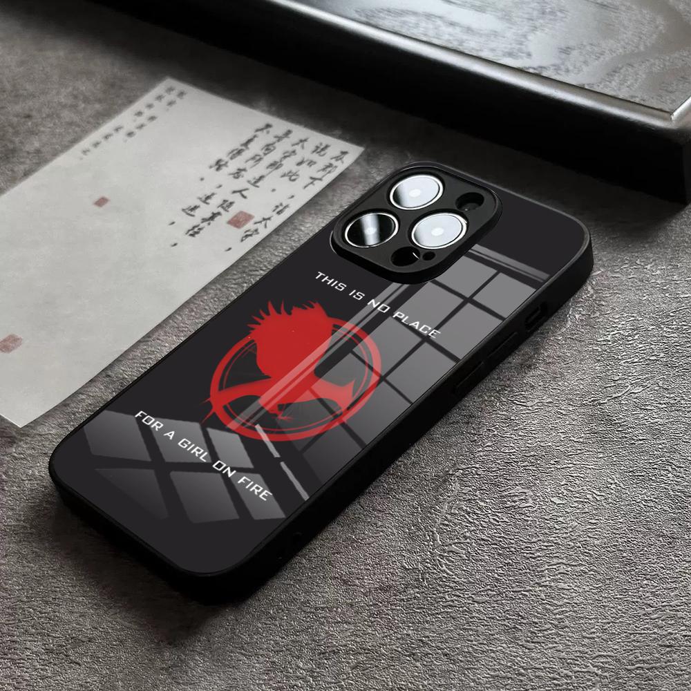 Film The H-Hunger Games Phone Case For IPhone 16 Pro Max 14 17 Air 12 15 11 13 Mini X XR XS Max SE Glass Cover