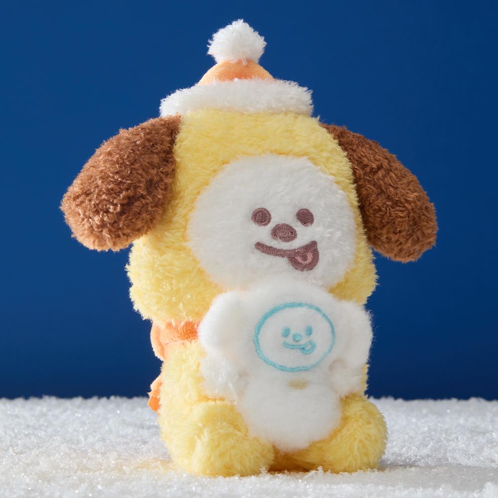 BT21 CHIMMY Snowman Plush Doll Collectible