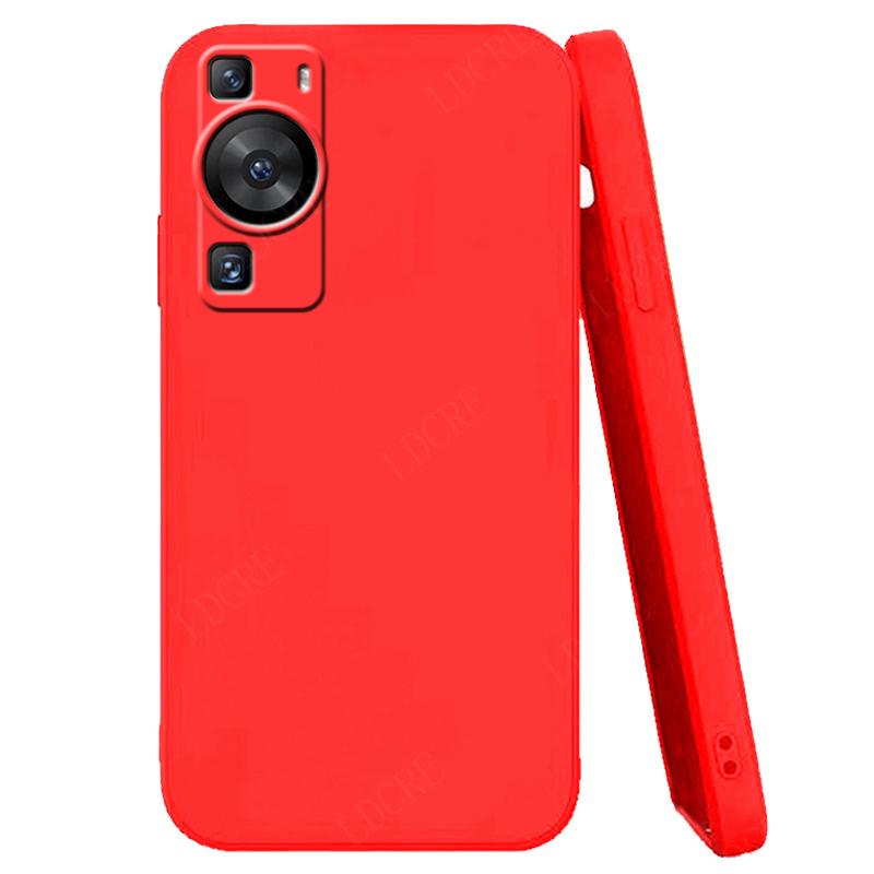 For Cover Huawei P60 Case For Huawei P60 P 60 Capa Purple Back Liquid Silicone Shockproof TPU Soft Case Huawei P60 Pro Fundas