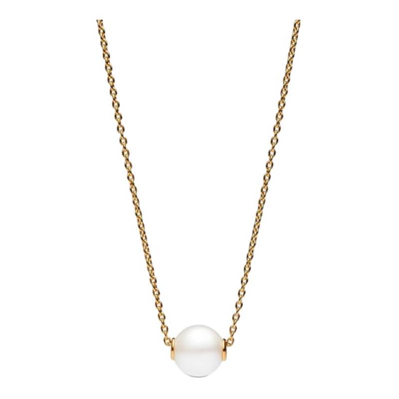 Pandora Timeless Chain Design Necklace Women s Gold 363167C01 золотой