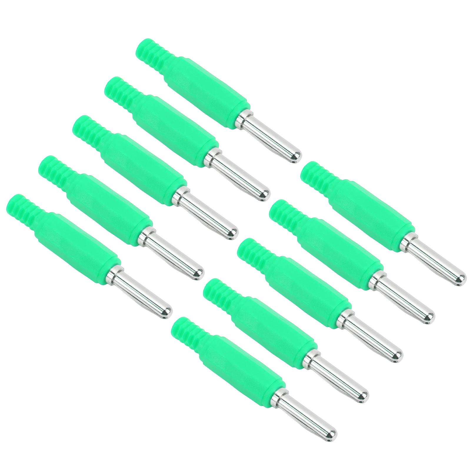 10pcs J.10023 4mm Banana Plug Professional Brass 4mm Male Banana Plug for Security Accessories