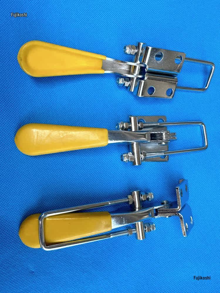 Yellow Adjustable Stainless Steel Mixer Handle Latch with Four Holes