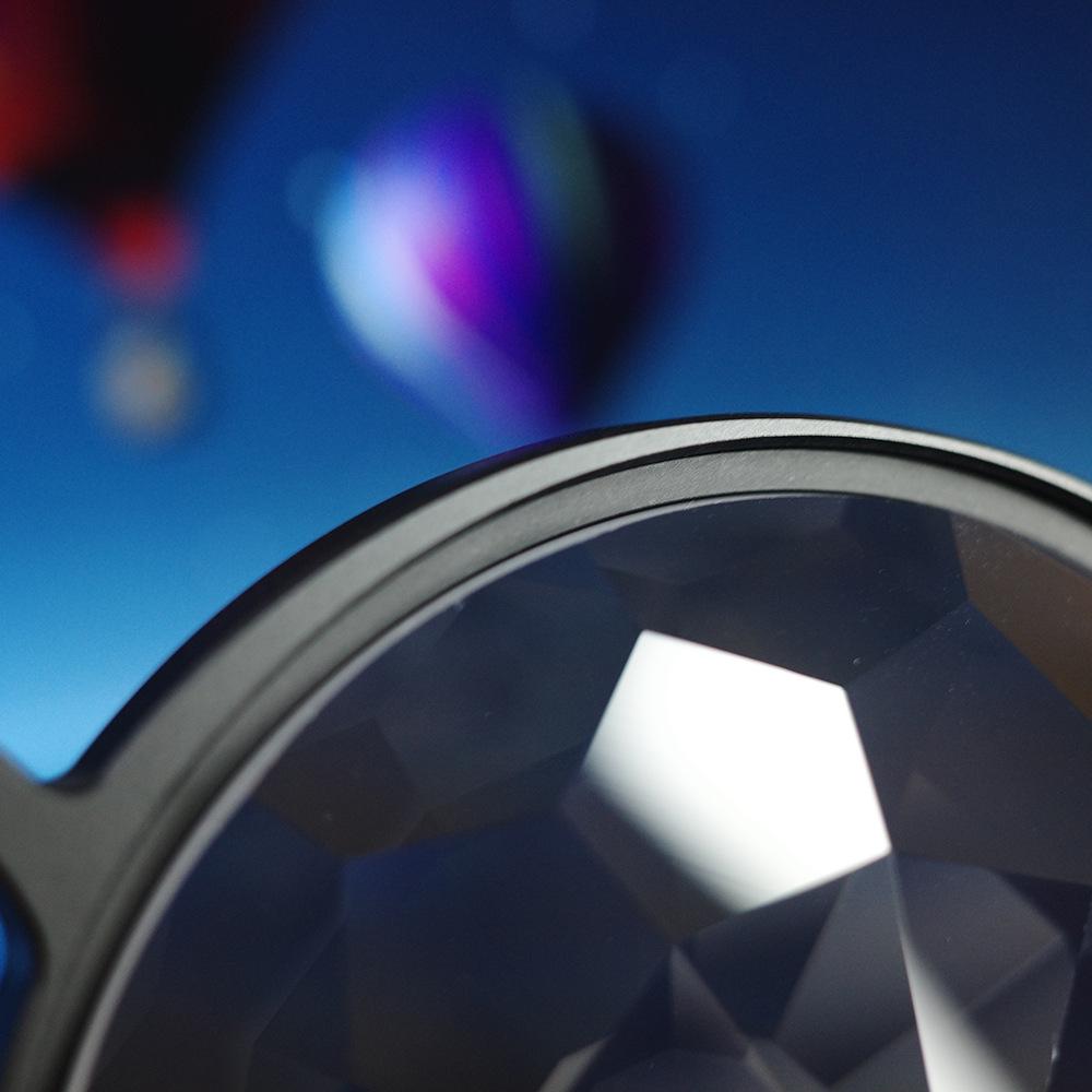 Handheld Glass Kaleidoscope Filter Lens for DSLR