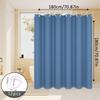 Neutral Beige Linen Texture Shower Curtain Minimalist Bathroom Decor Waterproof And Durable Bath Linen Natural Style